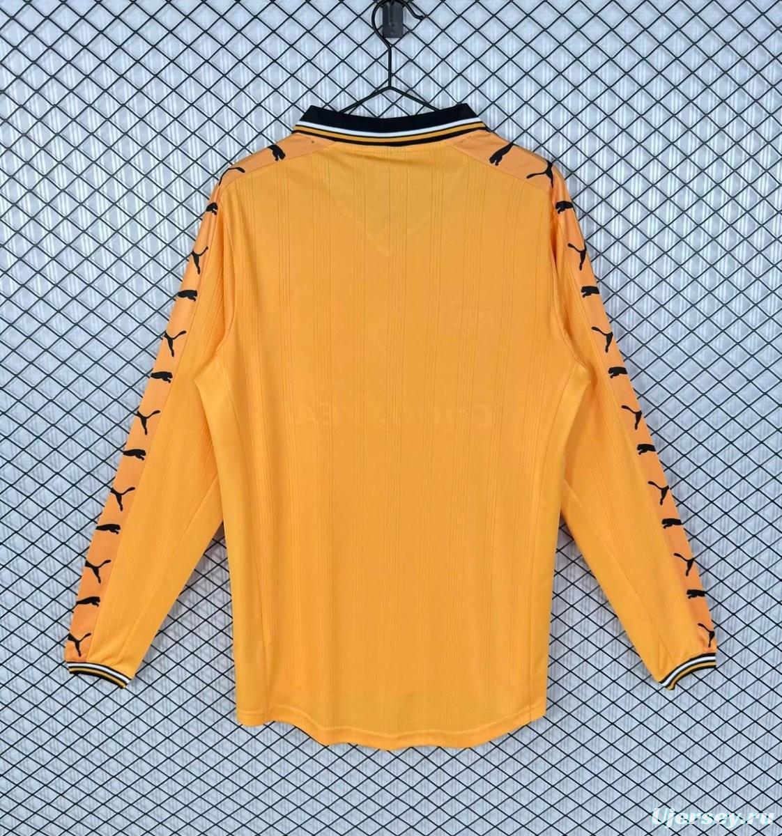 Retro 98/99 Wolverhampton Wanderers Home Long Sleeve Jersey