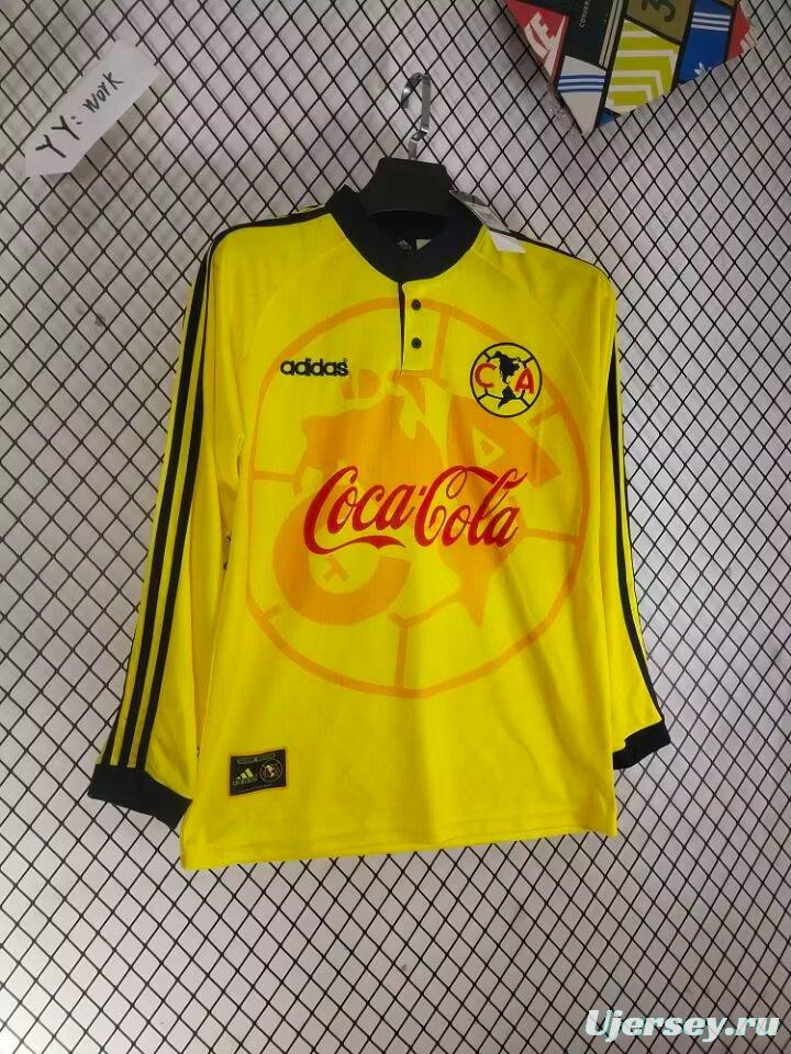 Retro 97/98 Club America Home Long Sleeve Jersey
