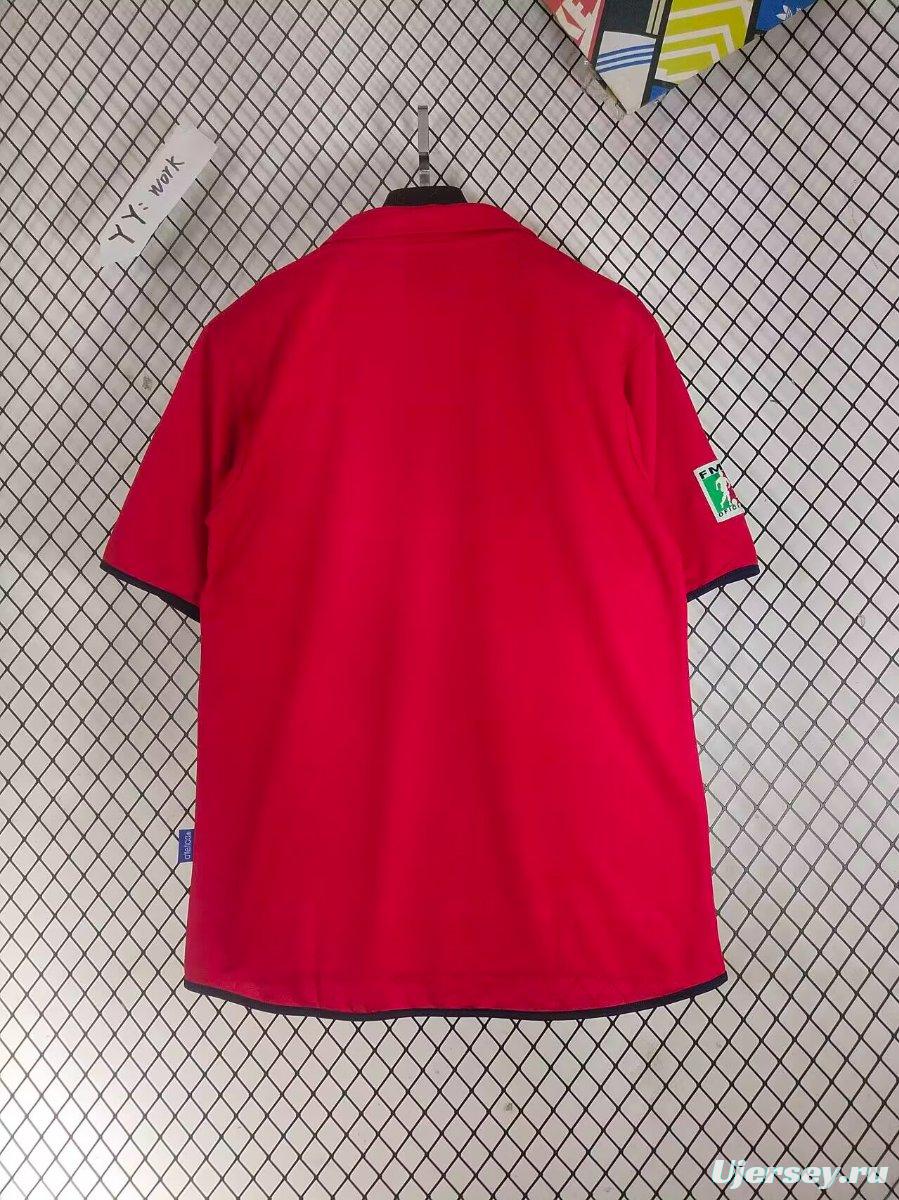 Retro 03/04 Chivas Guadalajara Third Red Jersey