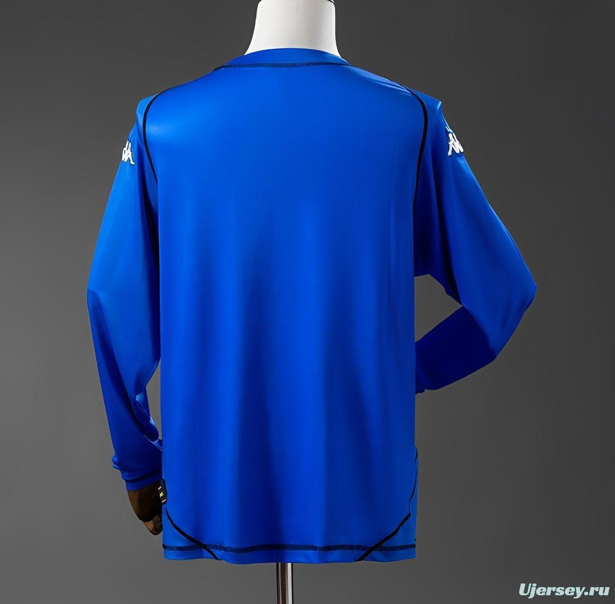 Retro 03/04 Brescia Away Blue Long Sleeve Jersey