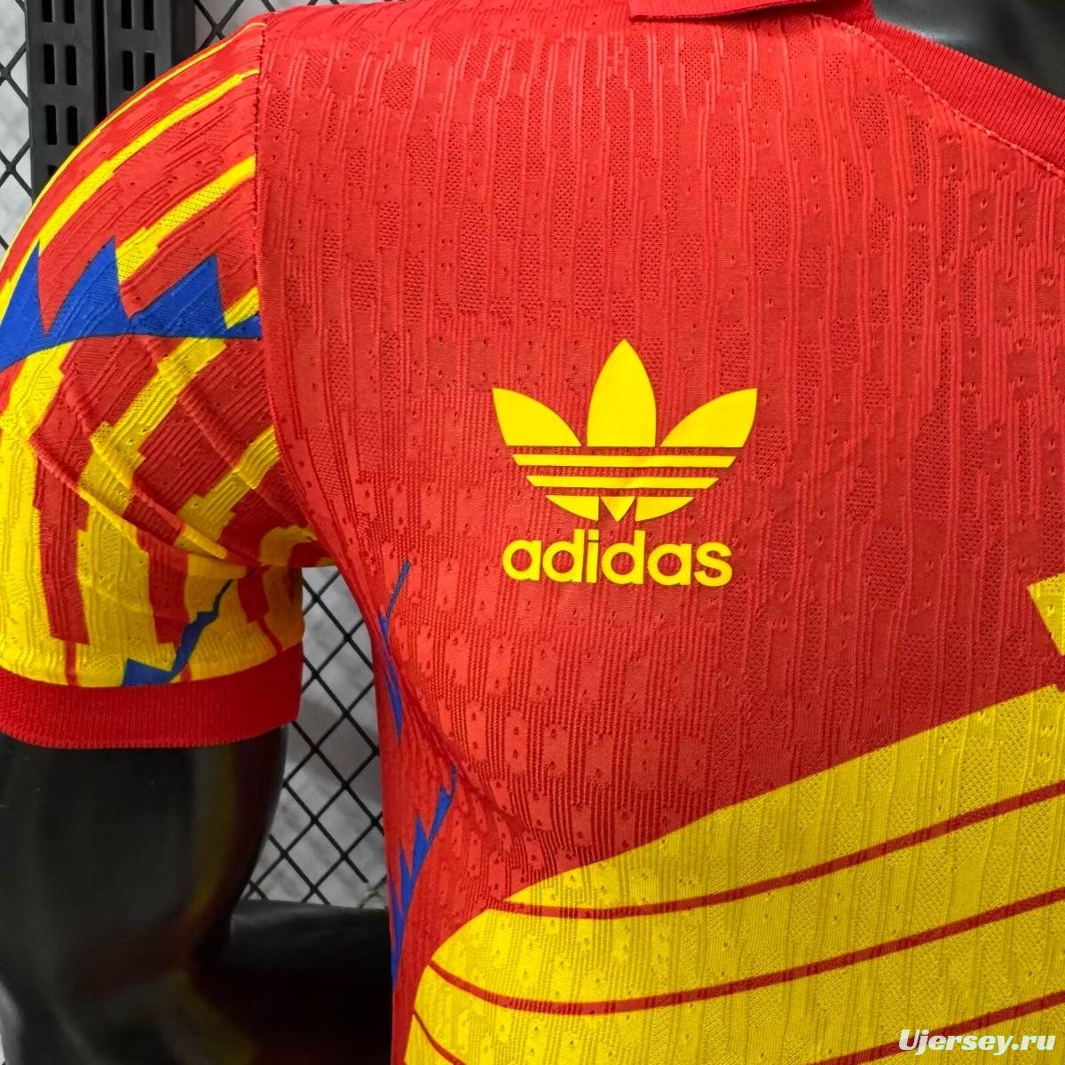Player Version 2026 Spain 1993 Adidas Remake Home Jersey