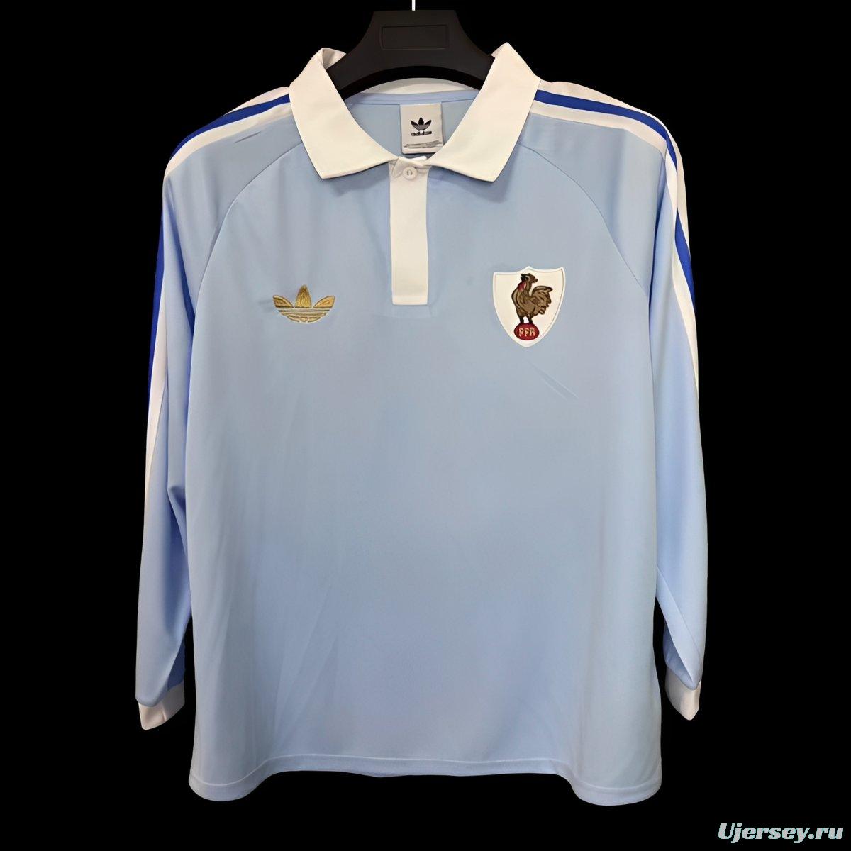 2026 Adidas FFR Crunch Rugby Long Sleeve 120 Years jersey