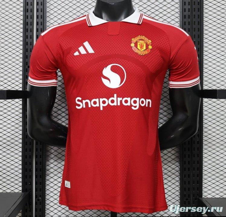 Player Version 26/27 Manchester United Home Jersey