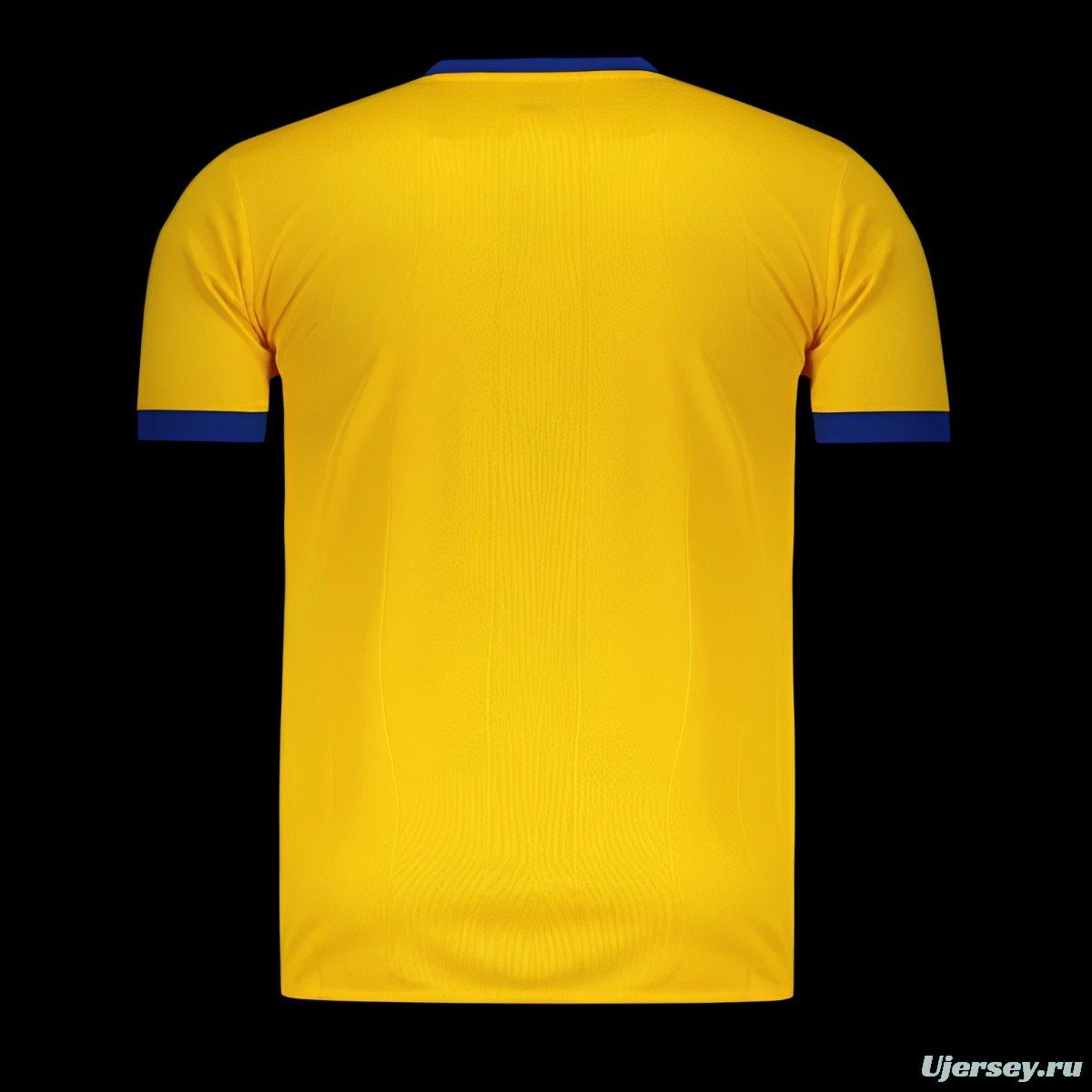 Retro 17/18 Juventus FC Away Yellow Jersey