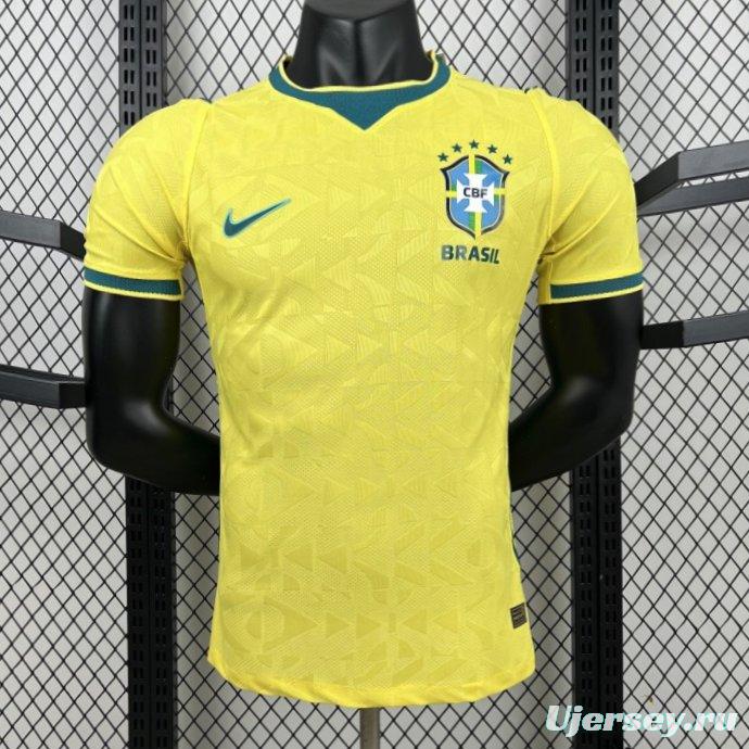 2026 Player Version Mens Brazil World Cup Home Jersey