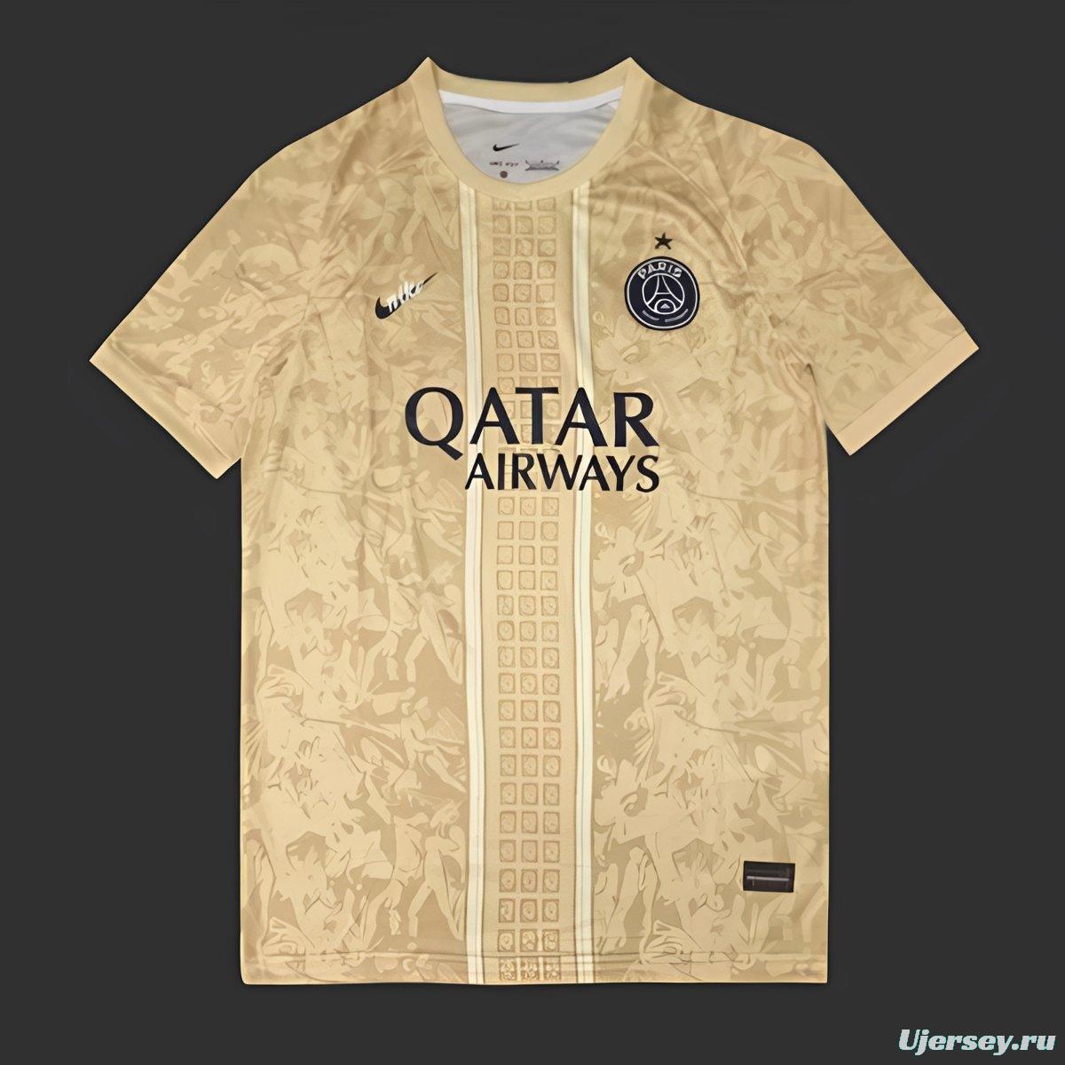 25/26 PSG Paris Saint-Germain Entrainement Beige Special Jersey