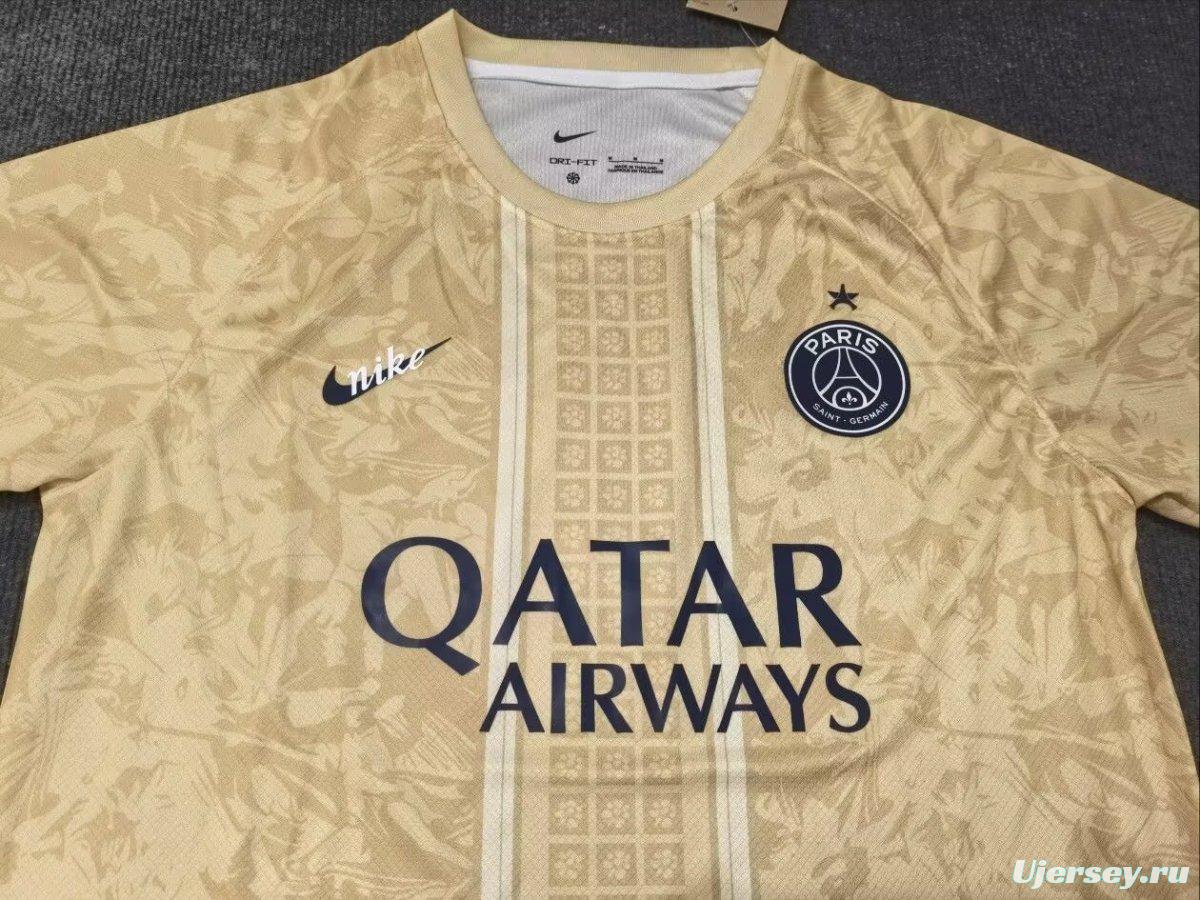 25/26 PSG Paris Saint-Germain Entrainement Beige Special Jersey