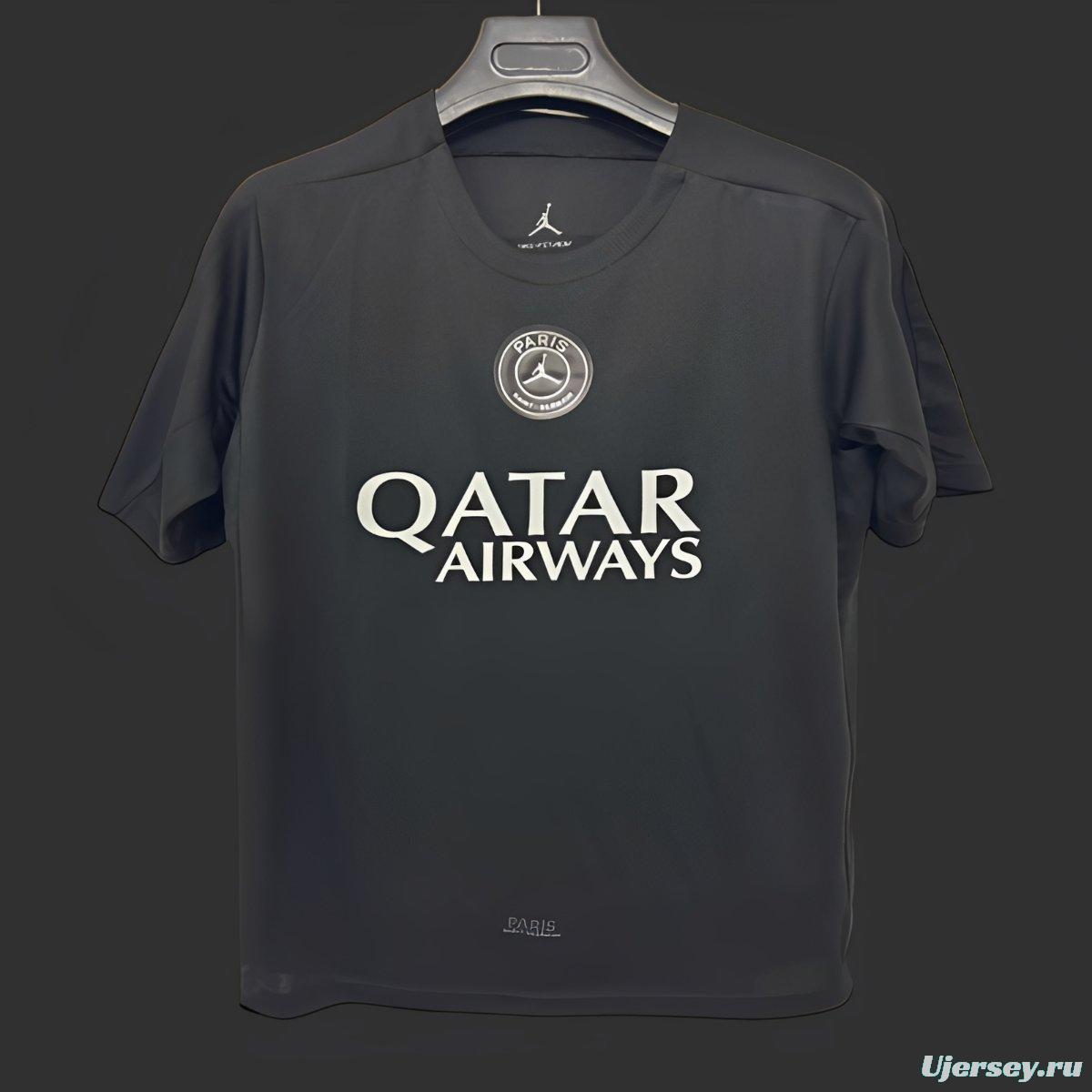 25/26 PSG Paris Saint-Germain Strike Top Black Jersey