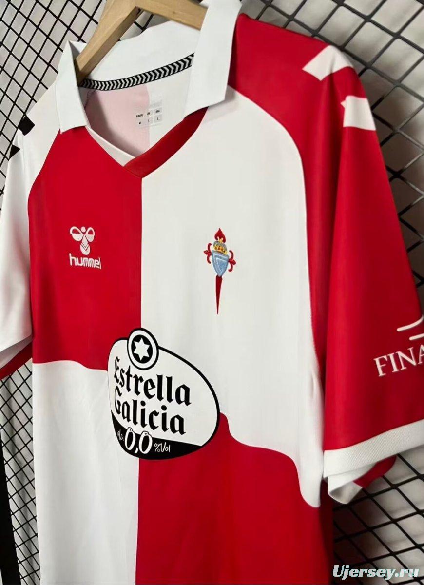 25/26 Celta de Vigo White/Red Vintage Jersey