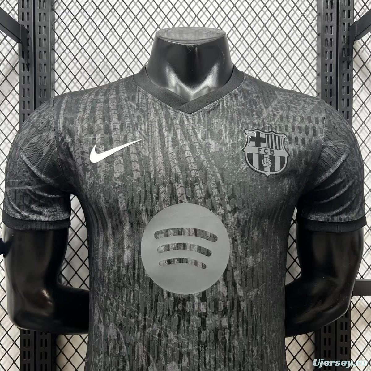 Player Version 25/26 FC Barcelona Black Special Edition Soccer Jersey