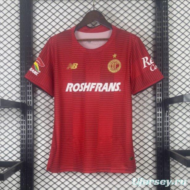 Player Version 25/26 Deportivo Toluca FC Red Home  Jersey