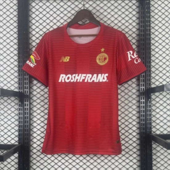 Player Version 25/26 Deportivo Toluca FC Red Home  Jersey