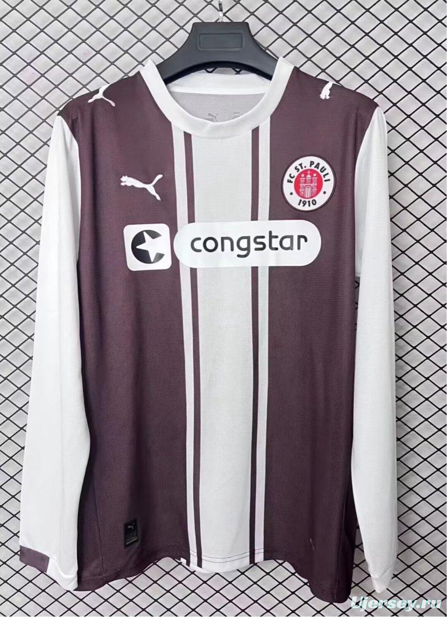 25/26 FC St. Pauli Brown 1970s Remake Special Long Sleeve Jersey