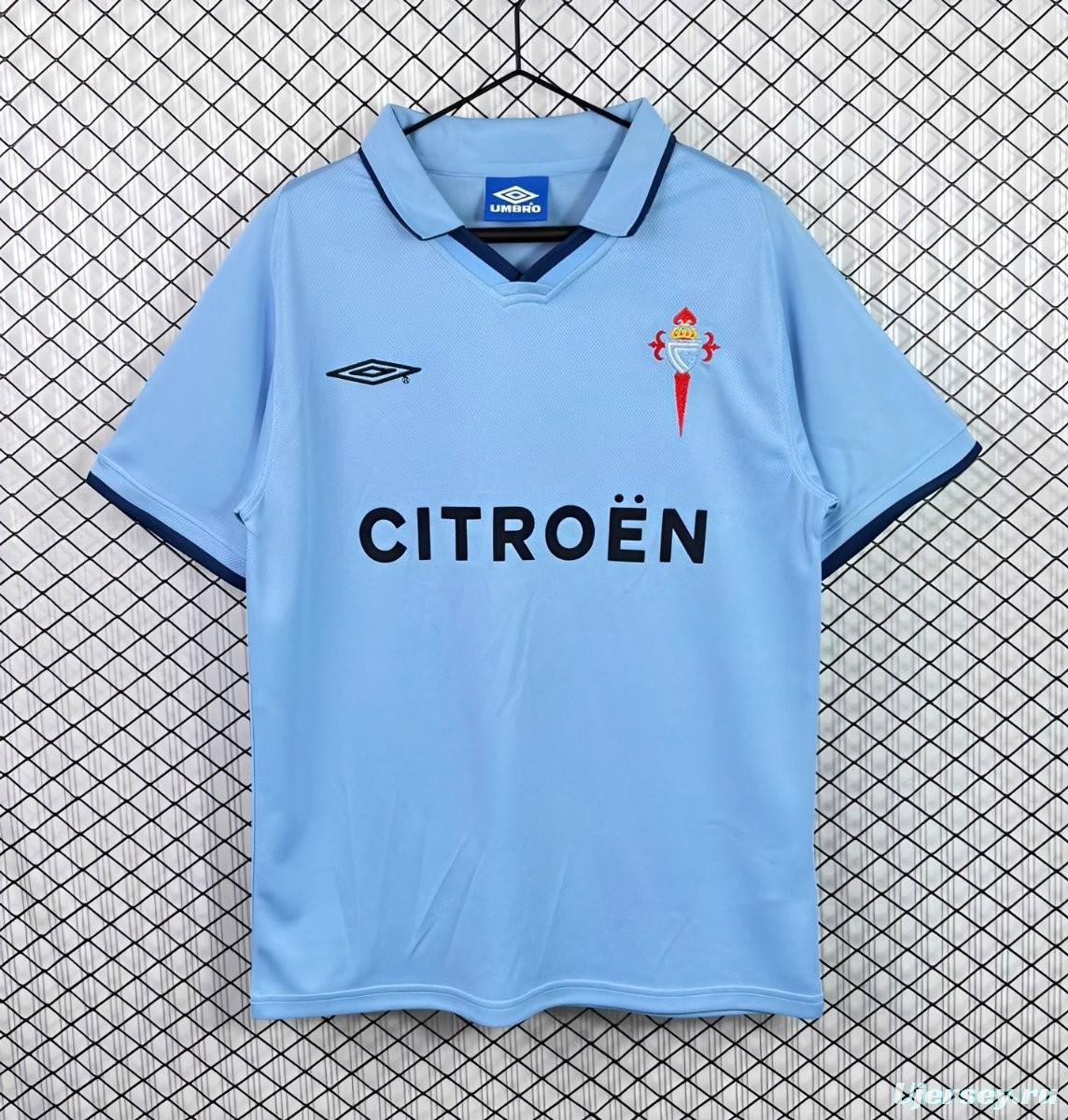 Retro 01/02 Celta de Vigo Home Jersey