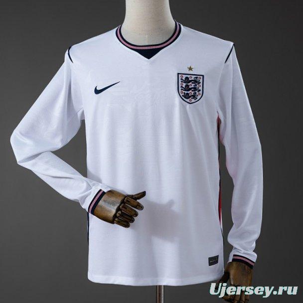2026 England Home Long Sleeve Jersey