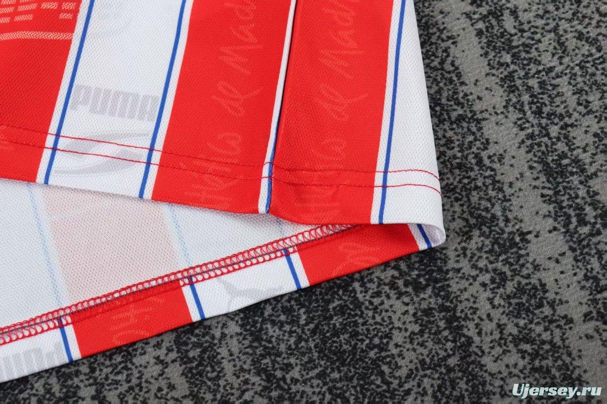Retro 96/97 Kids Atletico Madrid Home Jersey