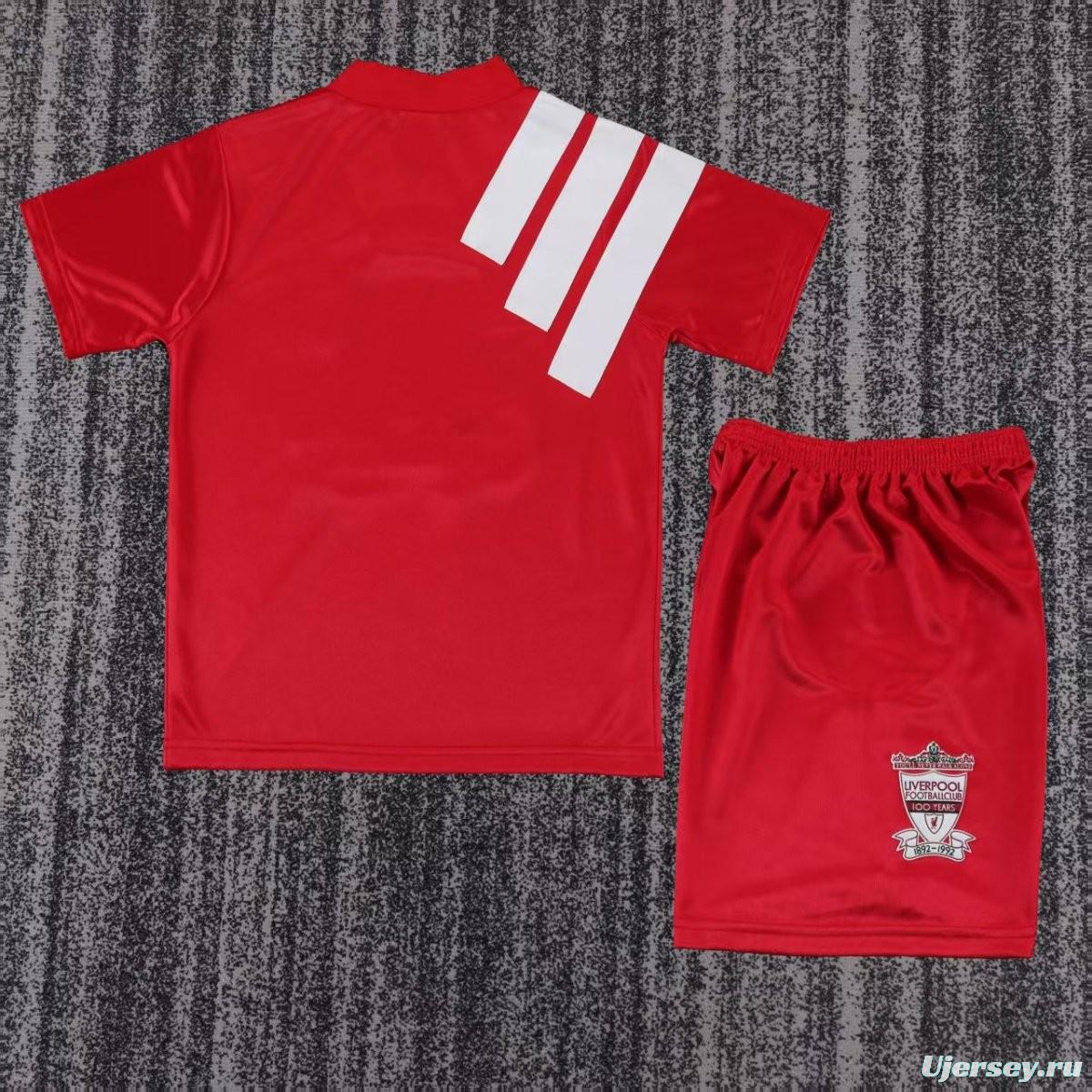 Retro 92/93 Kids Liverpool Home Jersey