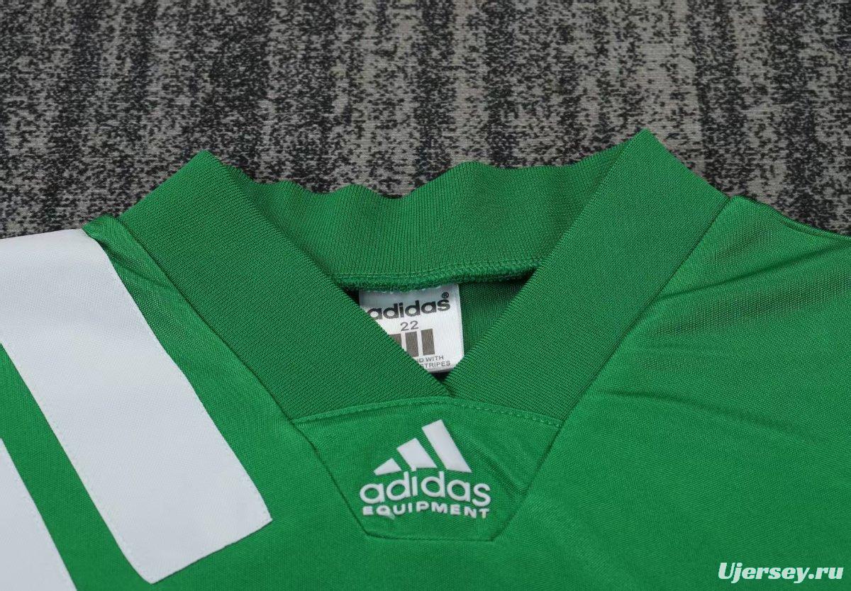 Retro 92/93 Kids Liverpool Away Green Jersey