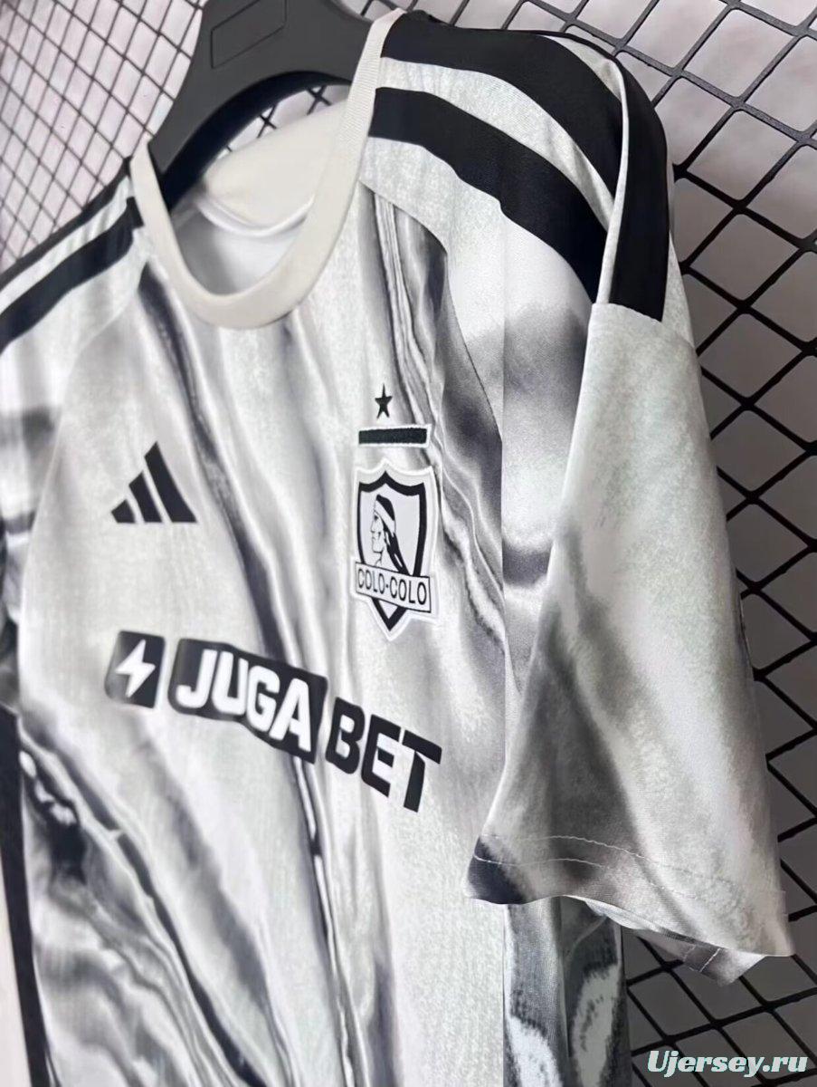 26/27 Colo Colo Black/White Marble Third Jersey