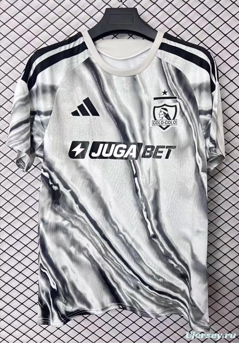 26/27 Colo Colo Black/White Marble Third Jersey