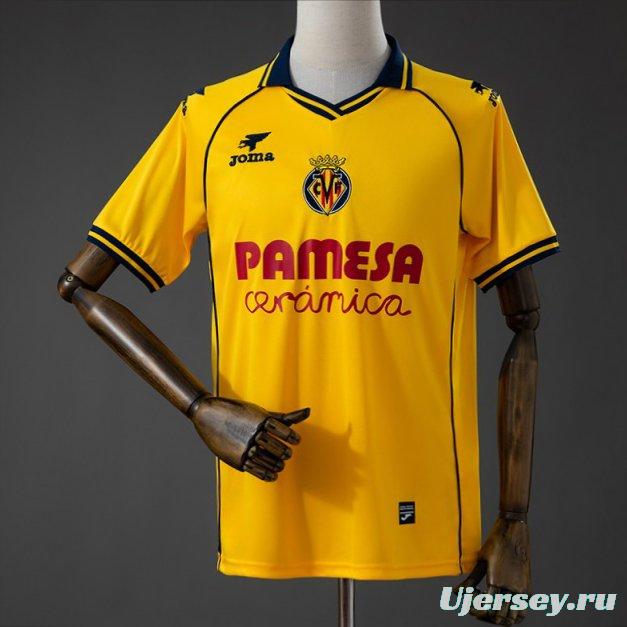 25/26 Villarreal Retro Style Jersey