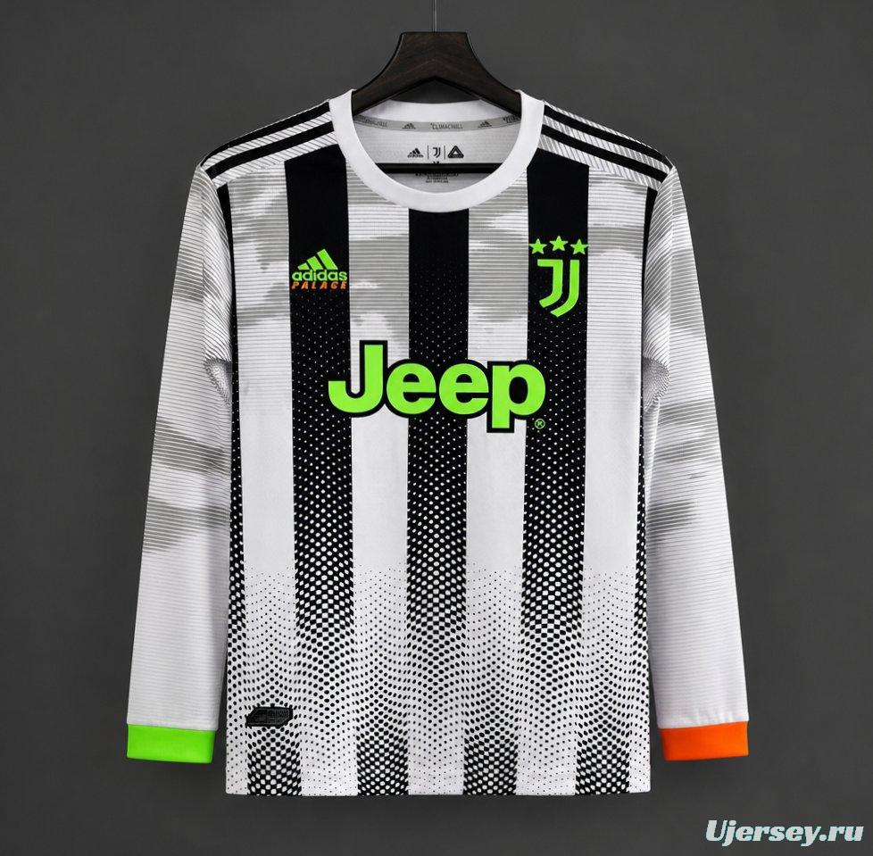 Retro 19/20 Juventus x Palace x Adidas Fourth Long Sleeve Jersey