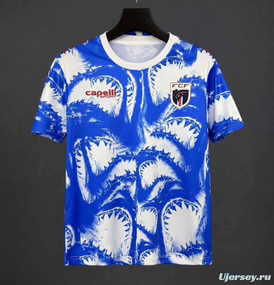 2026 World Cup Pre-Match Training Blue/White Jersey