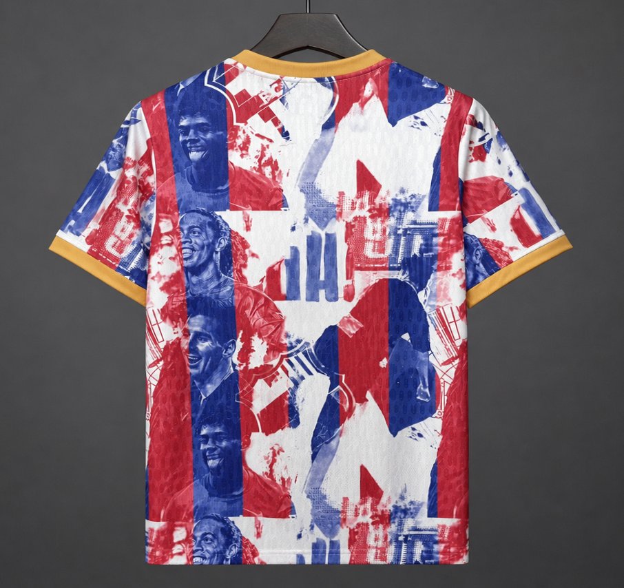 26/27 Barcelona Special "Legends" Graphic White/Blue/Red Commemorative Jersey