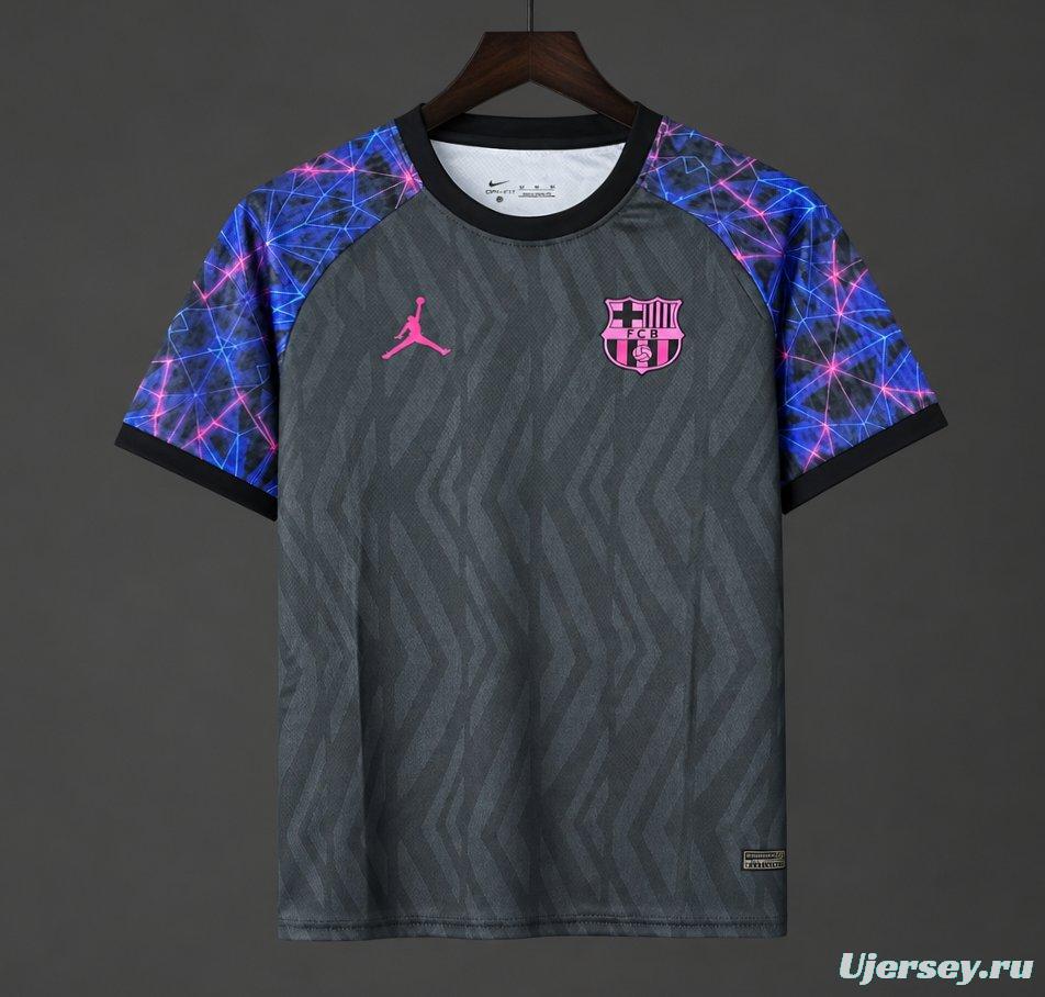 26/27 FC Barcelona x Jordan Special Edition Black Training Jersey