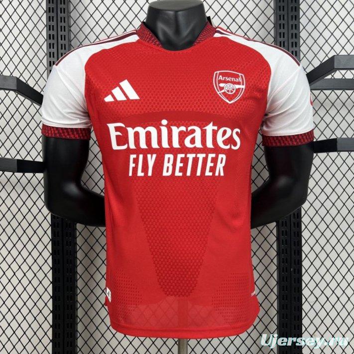2026/27 Player Version Mens Arsenal Home Jersey
