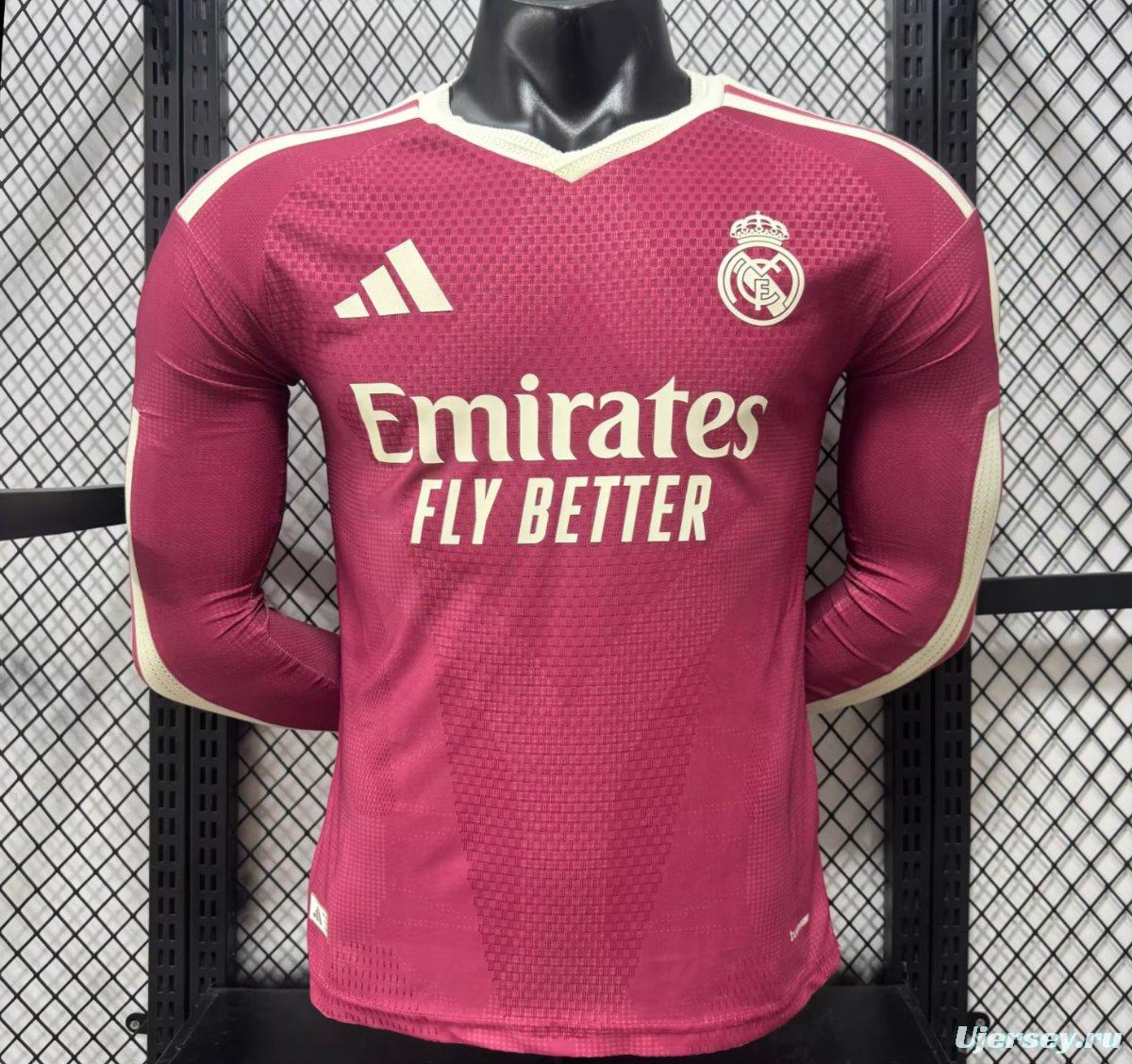 Player Version 26/27 Real Madrid Third Long Sleeve Jersey