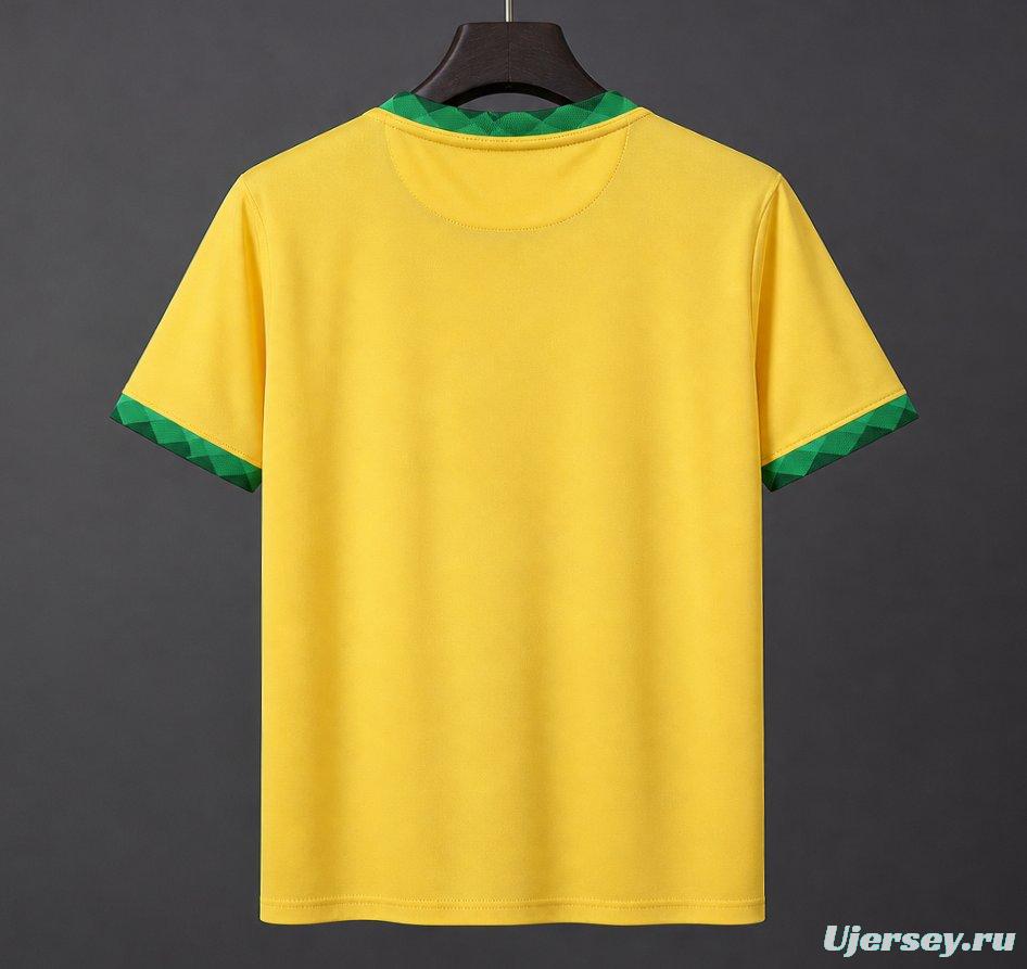 Retro 2021 Brazil Home Jersey