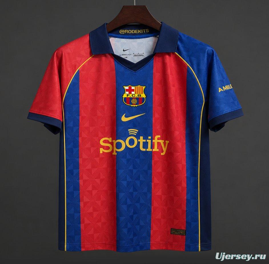 26/27 Barcelona Vintage-Inspired Home Football Jersey