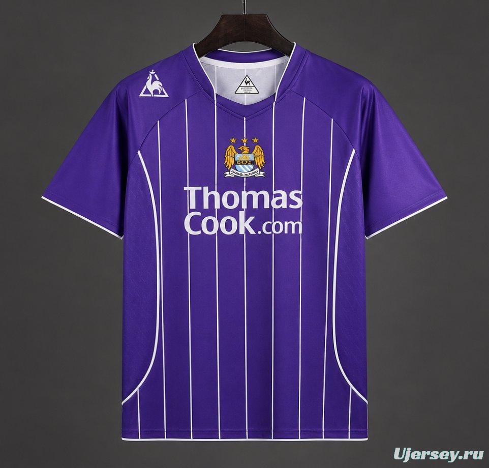 Retro 07/08 Manchester City Away Purple Jersey