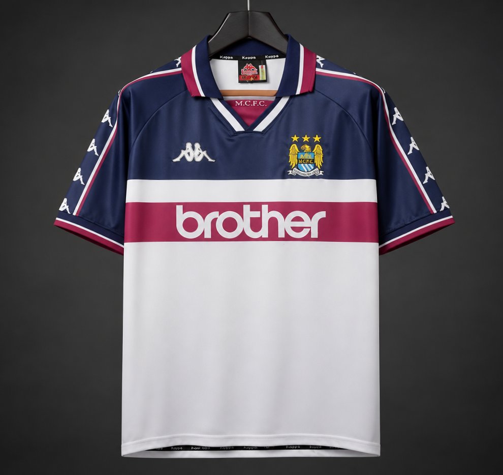 Retro 1997-98 Manchester City Away Jersey
