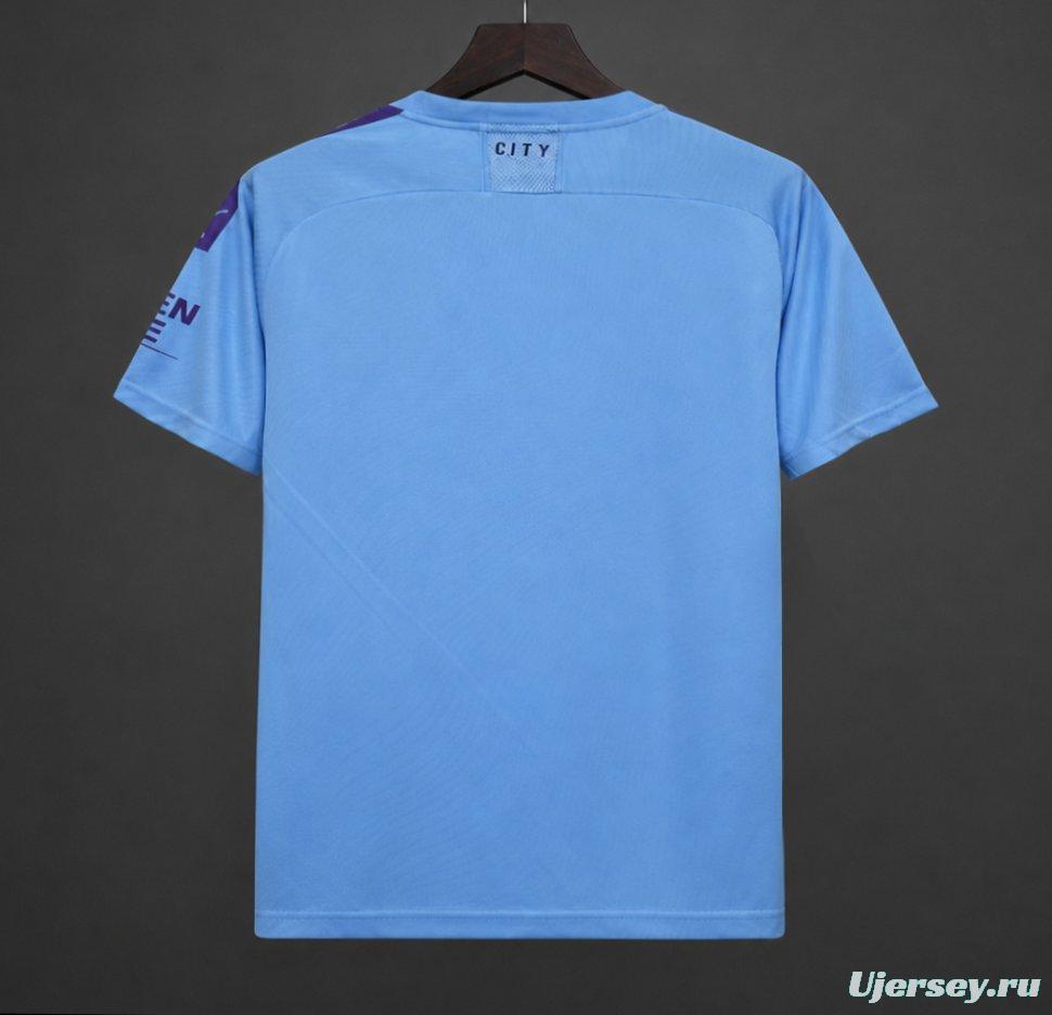 19/20 Retro Manchester City Home Jersey
