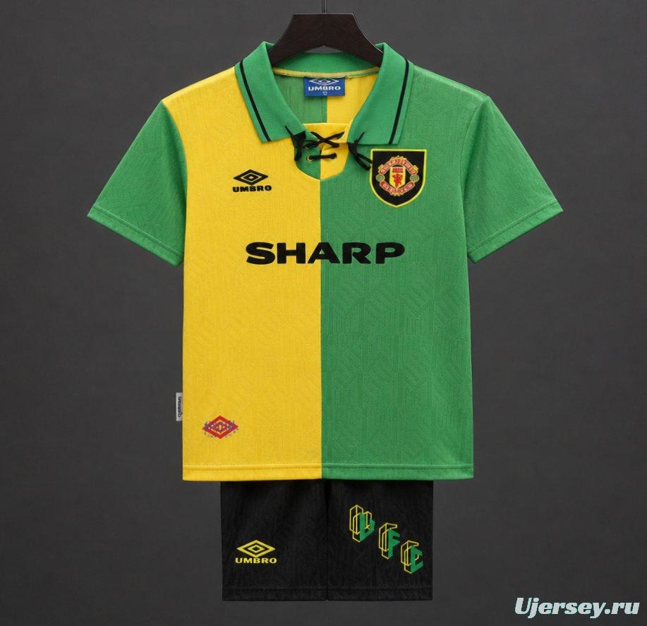 Retro Kids 92/94 Manchester United Away Jersey