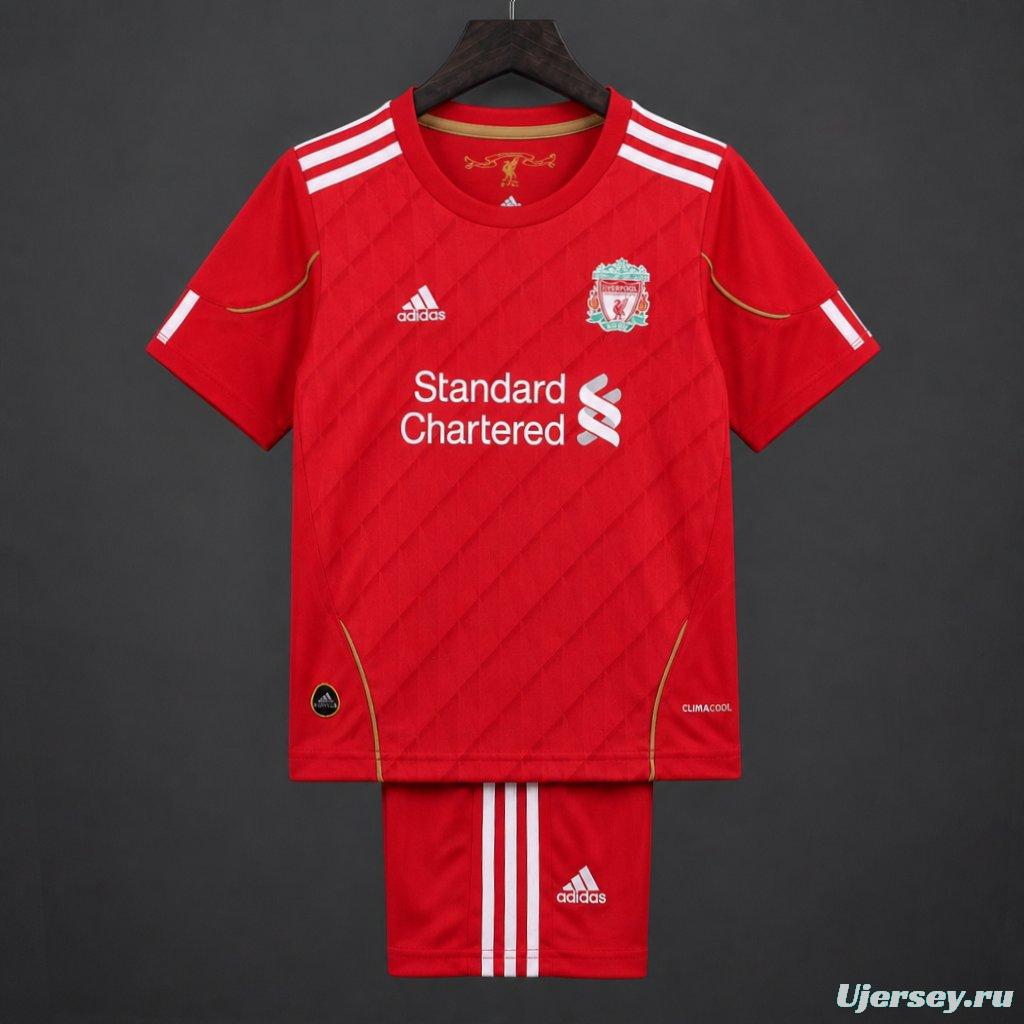 Retro Kids 2010 Liverpool Home Jersey
