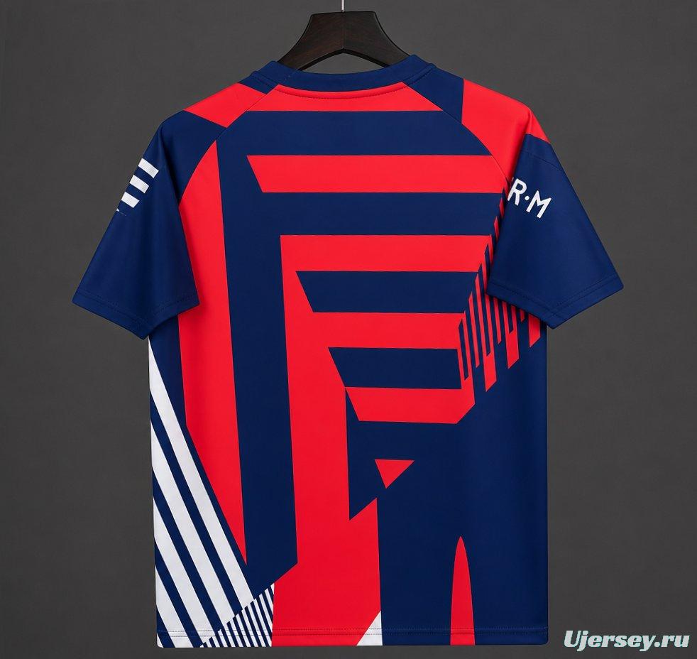 26/27 Bayern Munich Navy/Red/White Pre-match Jersey