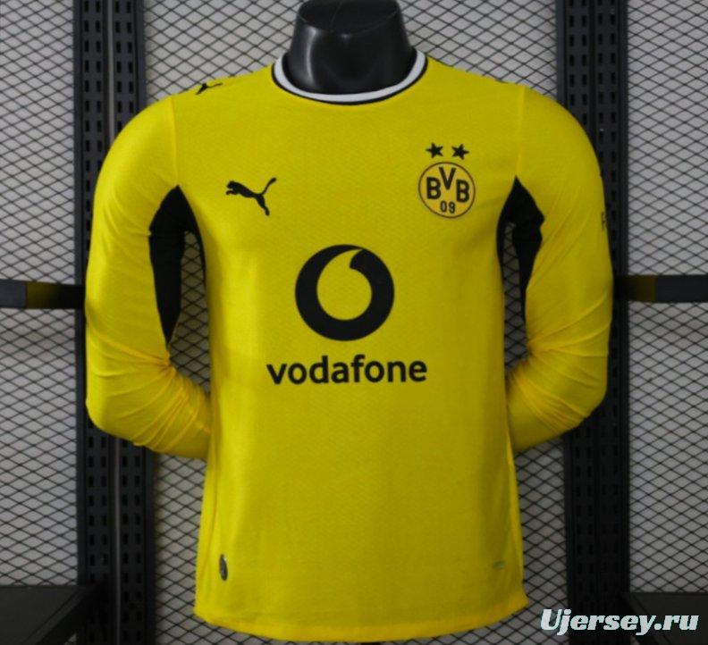 Player Version 26/27  Borussia Dortmund Yellow Home Long Sleeve Jersey