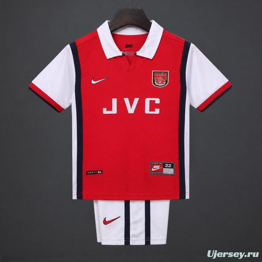 Retro Kids 98/99 Arsenal Home Jersey