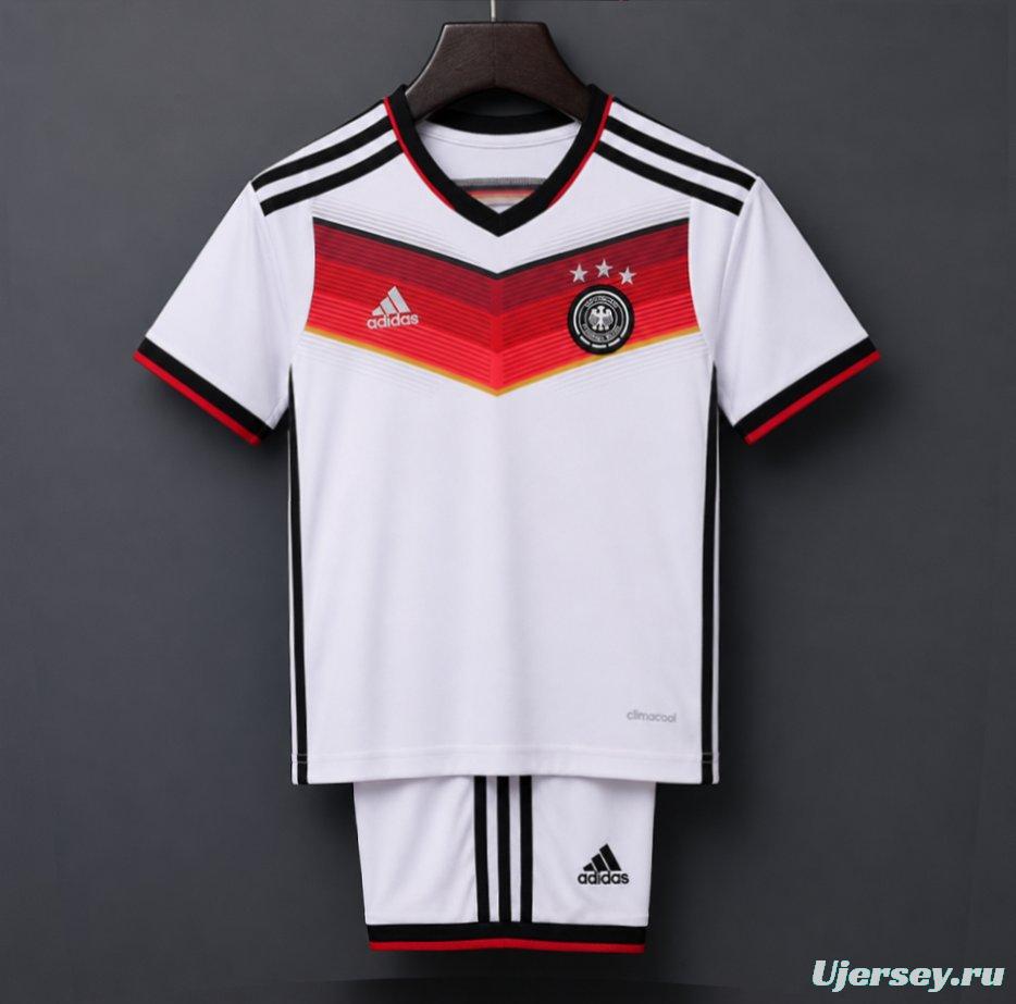 Retro Kids 2014 Germany Home Jersey