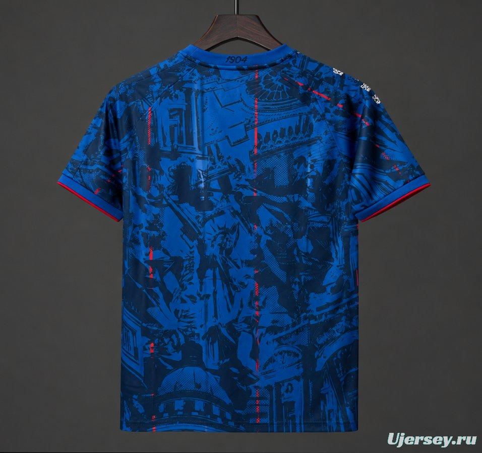 2026 France 'Les Bleus' Heritage Football Blue Jersey