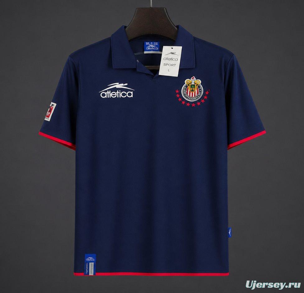 Retro 03/04 Chivas Guadalajara Away Navy Jersey