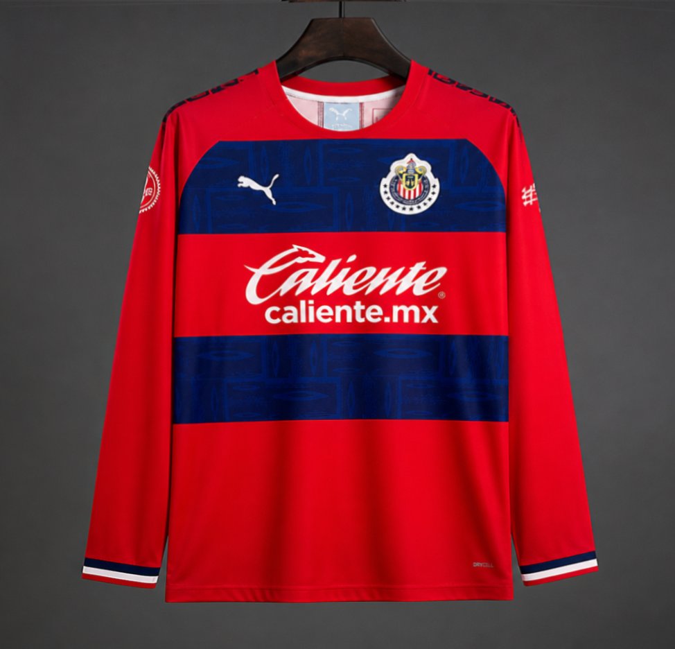 Retro 19/20 Chivas Guadalajara Away Long Sleeve Jersey