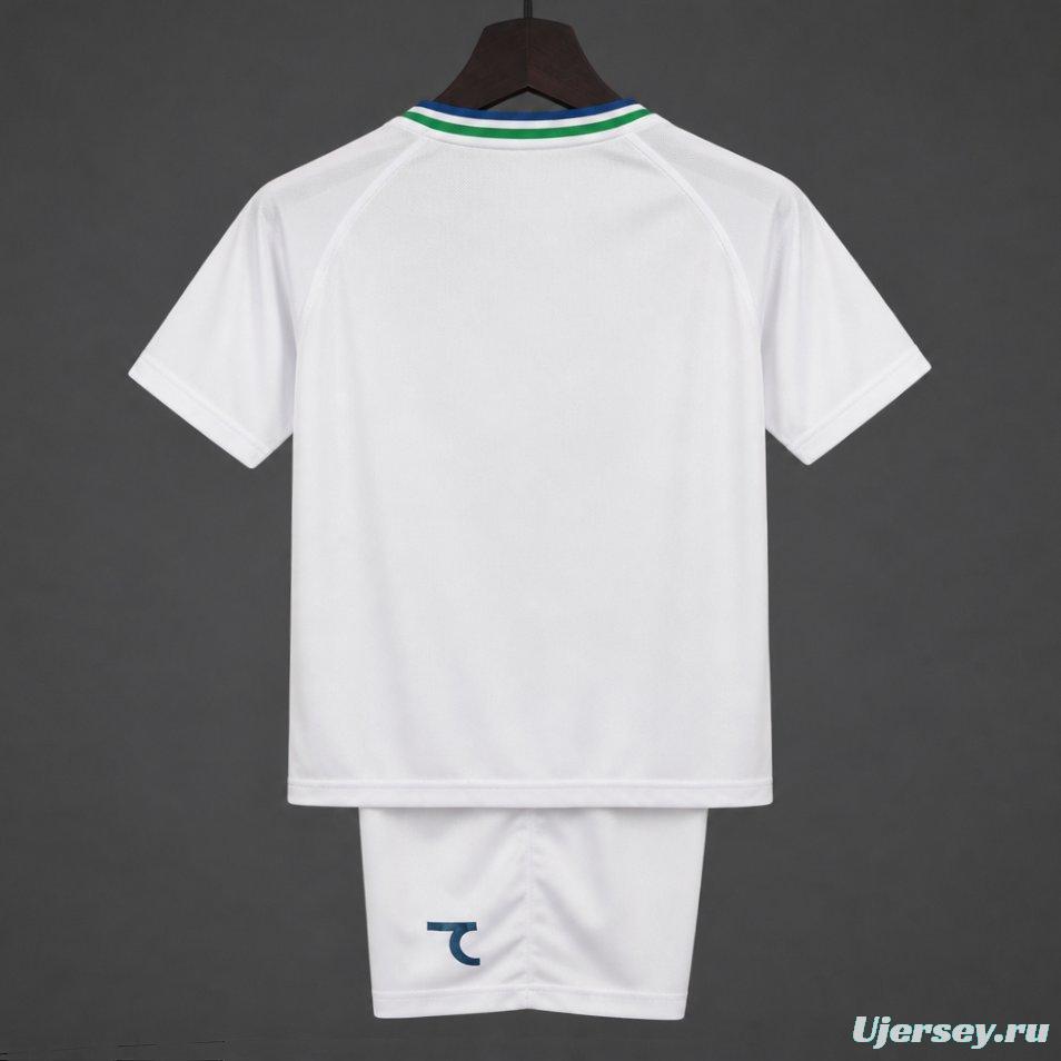 2026 Kids Uzbekistan Away White Jersey