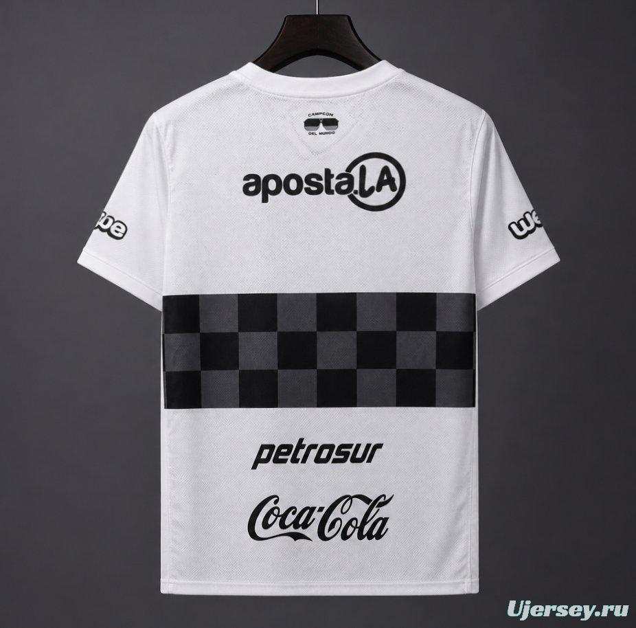 26/27 Olimpia Home White with Black Checkered Panel Jersey