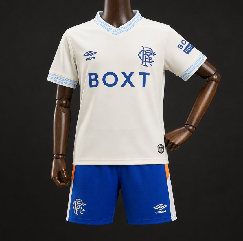 26/27 Kids Glasgow Rangers Away Jersey