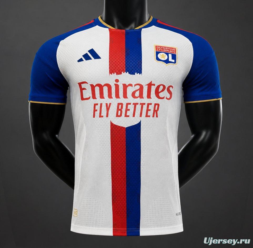 Player Version 26/27 Olympique Lyonnais Home White Jersey