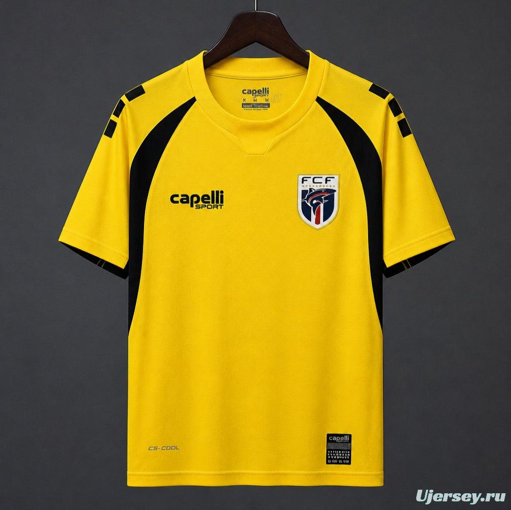 2026 Cape Verde Yellow Goalkeeper Vozinha Jersey